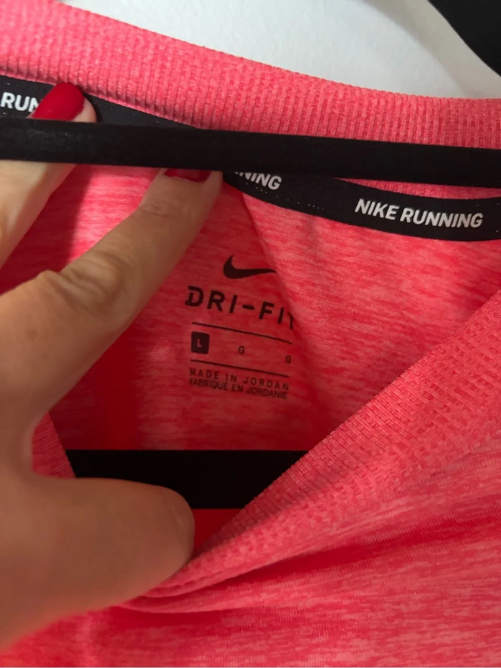 Nike Women's Long-Sleeve Crew Neck Training Top - pink